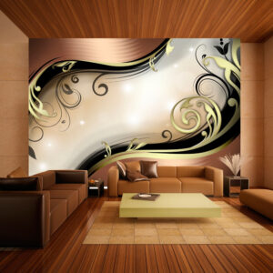 Køb ARTGEIST Fototapet af gyldent mønster - Golden glow (flere størrelser) 400x280 online billigt tilbud rabat møbler