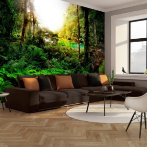 Køb ARTGEIST Fototapet af idyllisk skov - In tropics (flere størrelser) 400x280 online billigt tilbud rabat møbler