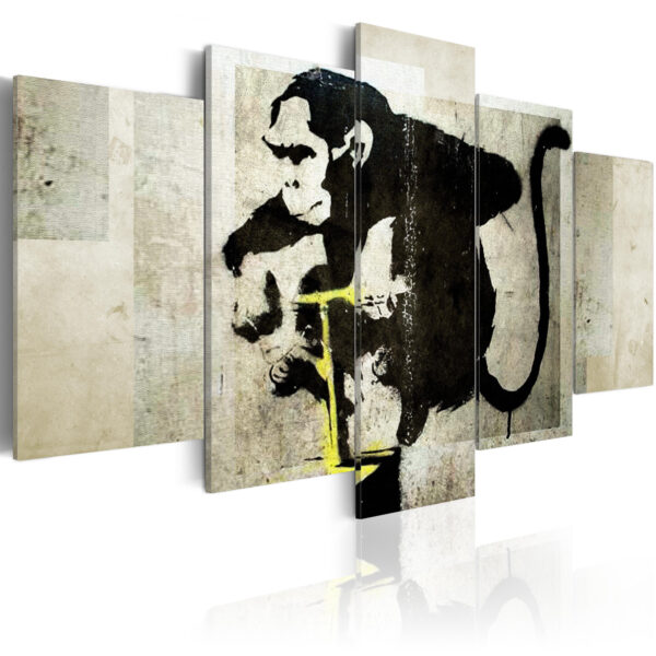 Køb ARTGEIST billede trykt på lærred - Monkey TNT Detonator