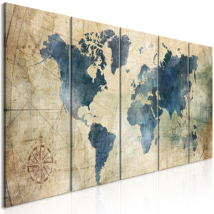 Køb ARTGEIST verdenskort - Retro Map Narrow - Flere størrelser 225x90 online billigt tilbud rabat møbler