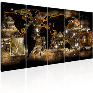 Køb ARTGEIST verdenskort - World at Night - Flere størrelser 225x90 online billigt tilbud rabat møbler