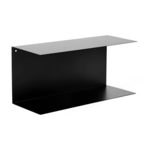Køb CANETT rektangulær Vega vægreol - sort metal online billigt tilbud rabat møbler