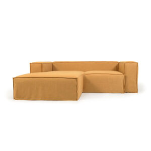 Køb LAFORMA Blok 2-personers sofa m/ venstre chaiselong og aftageligt betræk