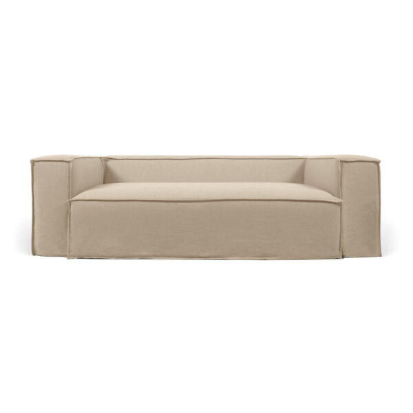Køb LAFORMA Blok 3 personers sofa med aftageligt betræk i beige hør