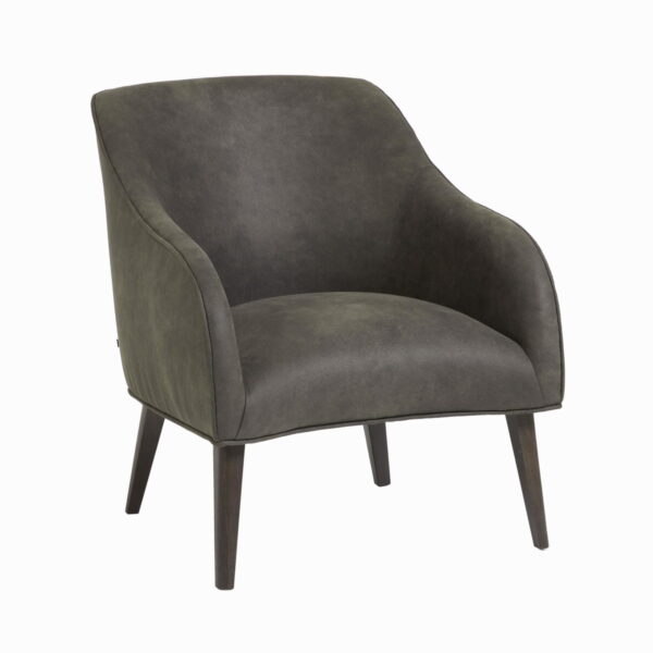 Køb LAFORMA Bobly lænestol i grå med wenge finish ben online billigt tilbud rabat møbler