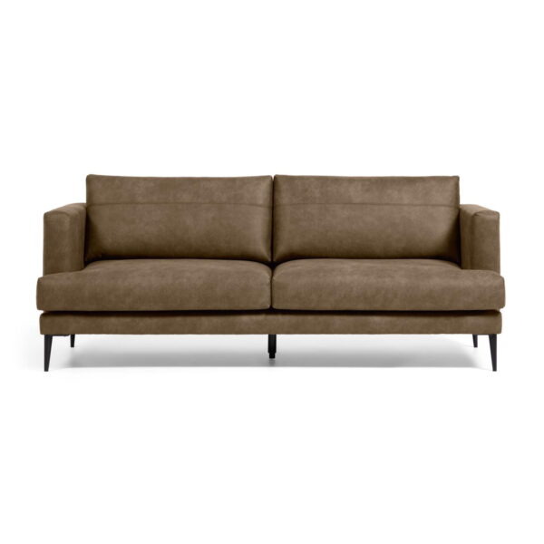 Køb LAFORMA Tanya 2 pers. sofa - mørkebrun stof online billigt tilbud rabat møbler