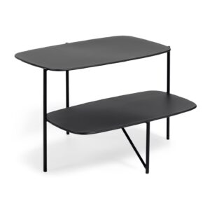 Køb LAFORMA Wigan sort metal sidebord 62 x 58 cm online billigt tilbud rabat møbler