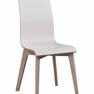 Køb ROWICO Gracy spisebordsstol - hvid laminat/hvidpigmenteret eg online billigt tilbud rabat møbler