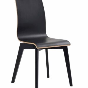 Køb ROWICO Gracy spisebordsstol - sort laminat/sortlakeret eg online billigt tilbud rabat møbler