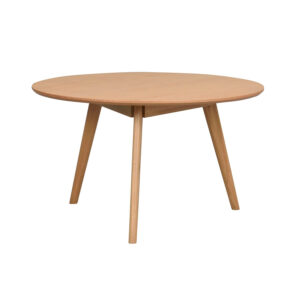 Køb ROWICO rundt Yumi sofabord - natur egetræsfiner og egetræ (Ø90) online billigt tilbud rabat møbler