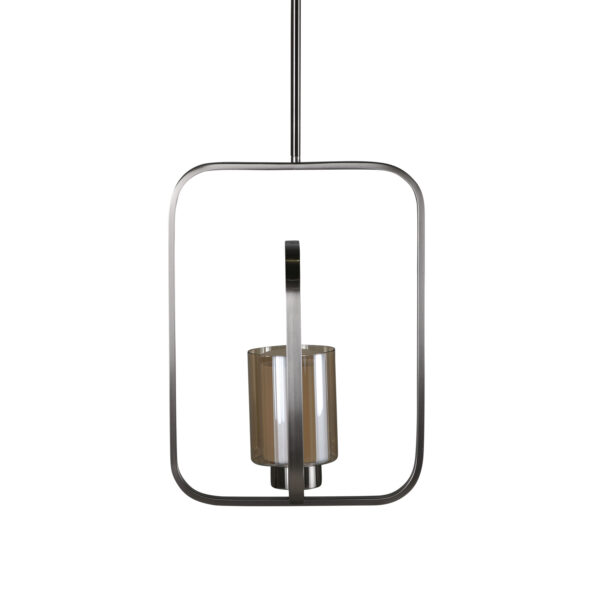 Køb VENTURE DESIGN Aludra loftlampe - glas og sølv jern online billigt tilbud rabat møbler