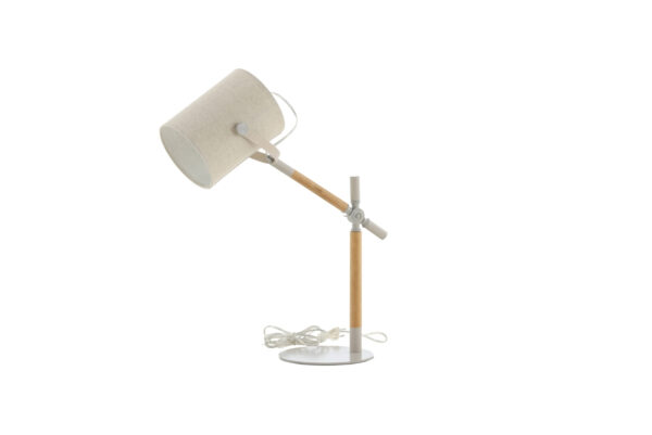 Køb VENTURE DESIGN Dennis bordlampe - beige hør og beige/natur stål online billigt tilbud rabat møbler