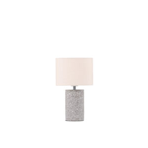 Køb VENTURE DESIGN Dijon bordlampe - beige hør og grå terrazzo online billigt tilbud rabat møbler