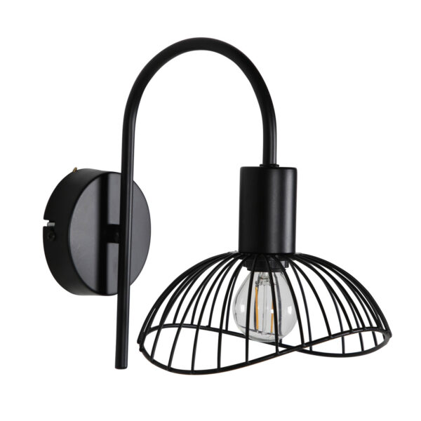 Køb VENTURE DESIGN Elsa væglampe - sort jern online billigt tilbud rabat møbler