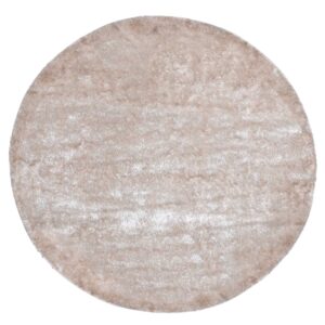 Køb VENTURE DESIGN Mattis gulvtæppe - beige polyester (Ø200) online billigt tilbud rabat møbler