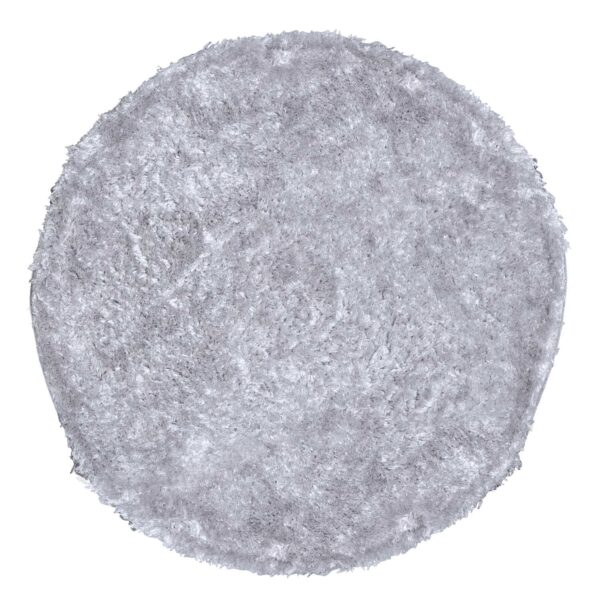 Køb VENTURE DESIGN Natta gulvtæppe - sølv polyester (Ø200) online billigt tilbud rabat møbler