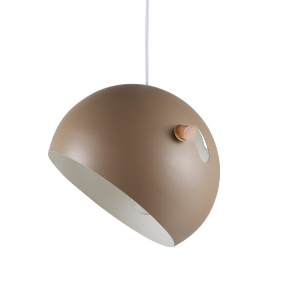 Køb VENTURE DESIGN Tubbie loftlampe - natur træ og beige jern online billigt tilbud rabat møbler