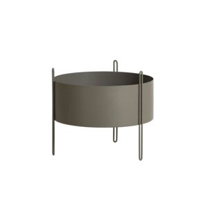 Køb WOUD Pidestall urtepotte medium - brun metal (H:35) online billigt tilbud rabat møbler