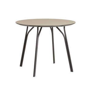 Køb WOUD Tree spisebord - beige laminat og sort metal (Ø90) online billigt tilbud rabat møbler